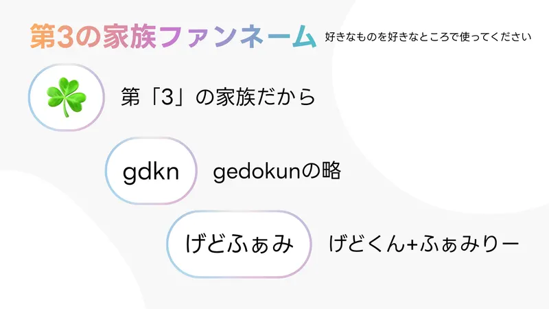 ファンネーム